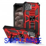 Wholesale Tuff Armor Hybrid Stand Case with Magnetic Plate for Samsung Galaxy Note 20 (Red)